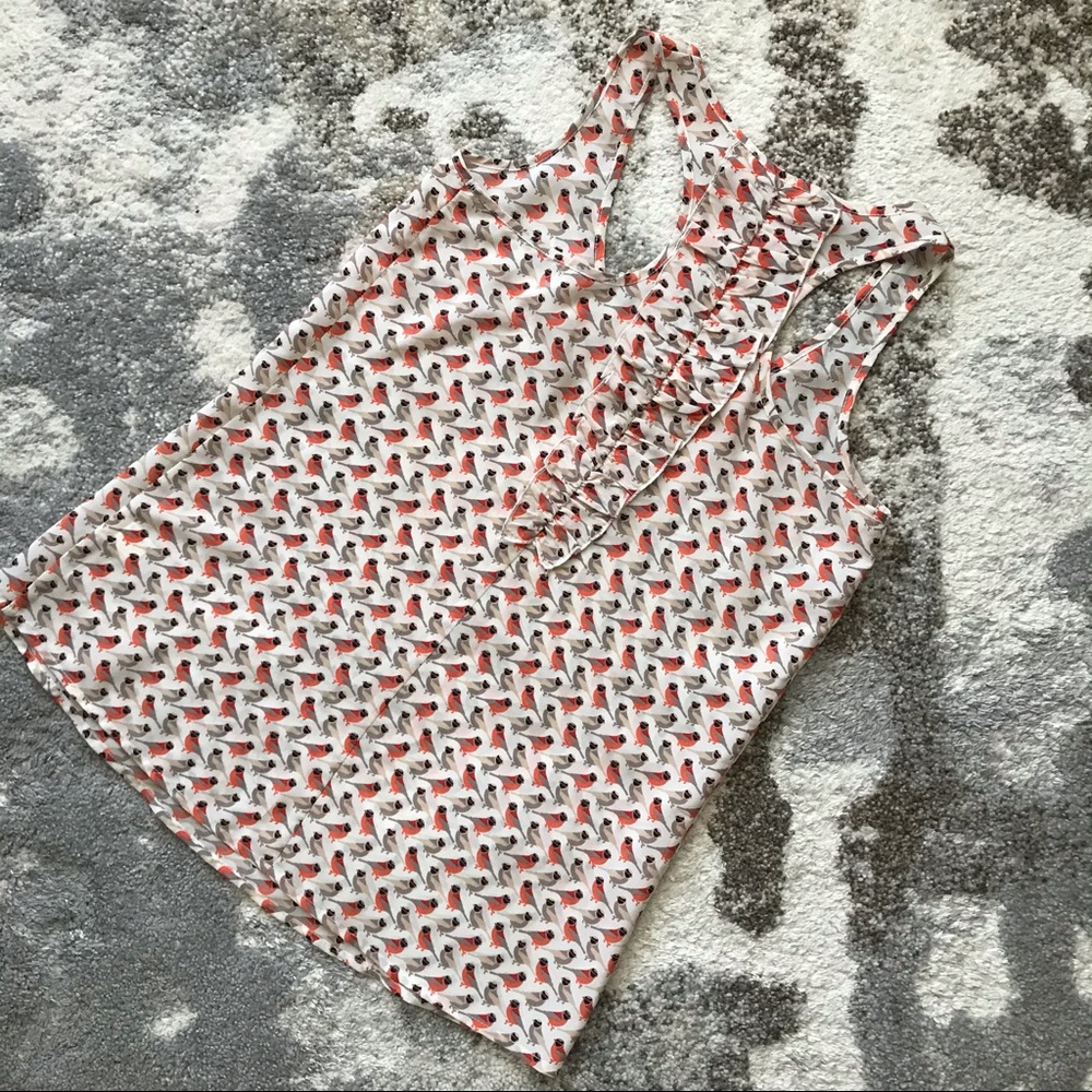 Candies bird print top XS